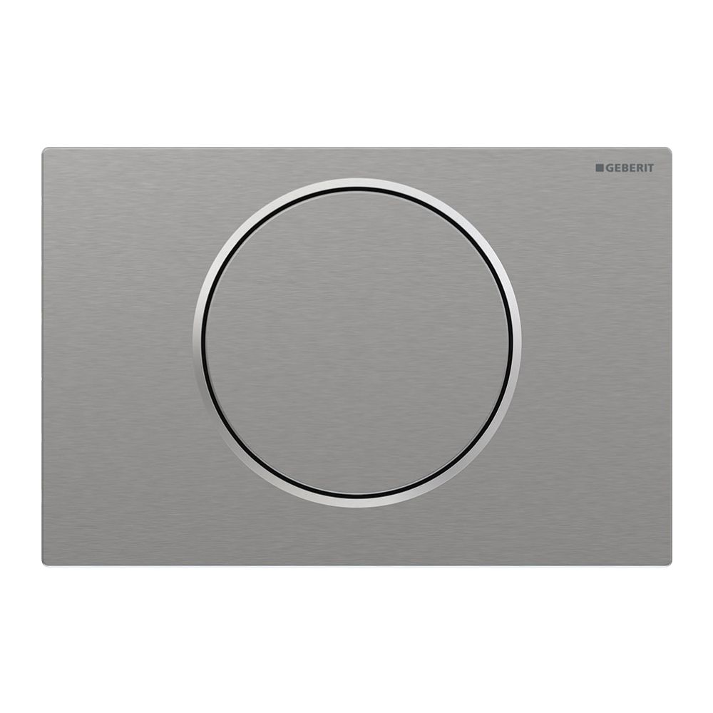 Geberit Sigma 10 Drückerplatte, für Spül-Stopp-Spülung, verschraubbar gebürstet, eas... GEBERIT-115787SN5 4025416551935 (Abb. 2)