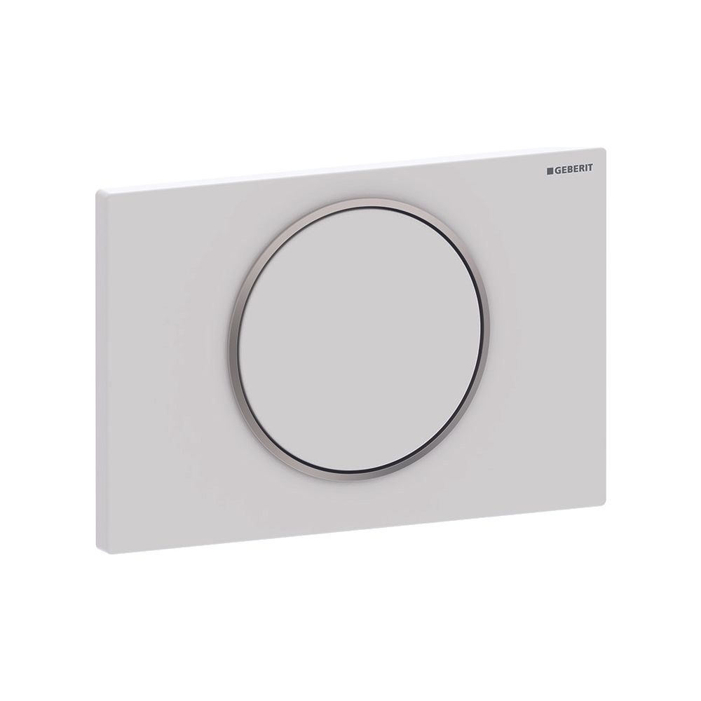 Geberit Drückerplatte Sigma10, für Spül-Stopp-Spülung Weiß matt lackiert, poliert, E... GEBERIT-115758JT5 4025410635549 (Abb. 4)