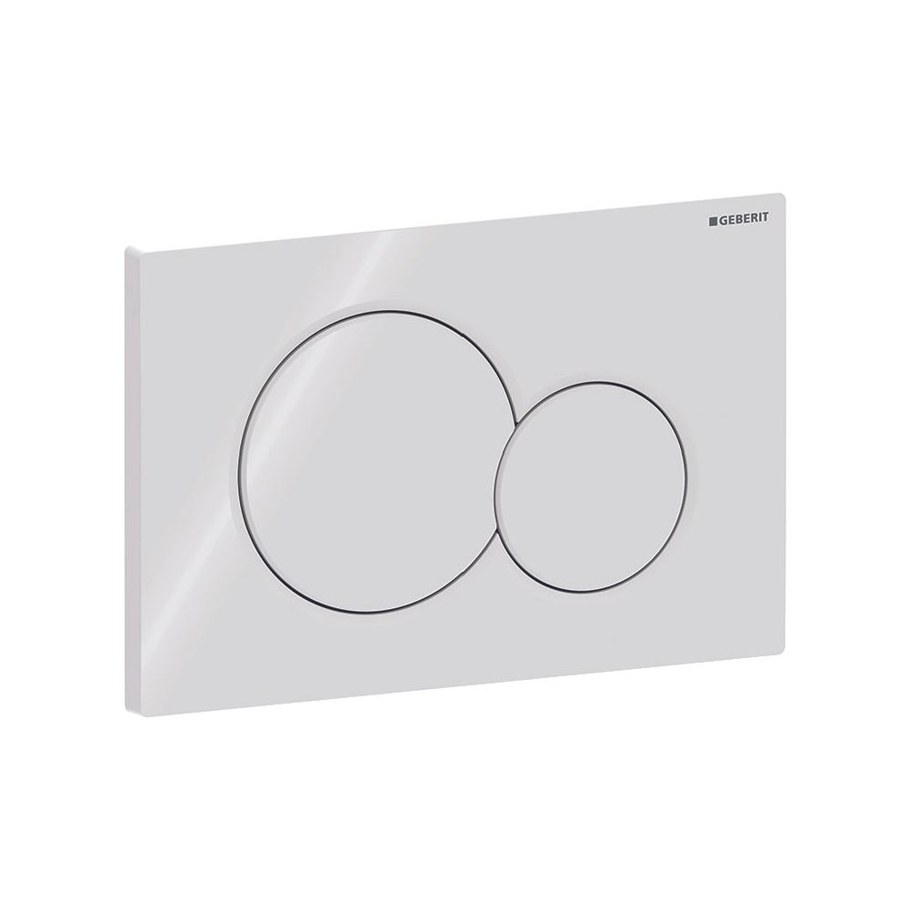 Geberit Betätigungsplatte Sigma01, 2-Mengen-Spülung, Kunststoff, Alpinweiß... GEBERIT-115770115 4025410035165 (Abb. 4)