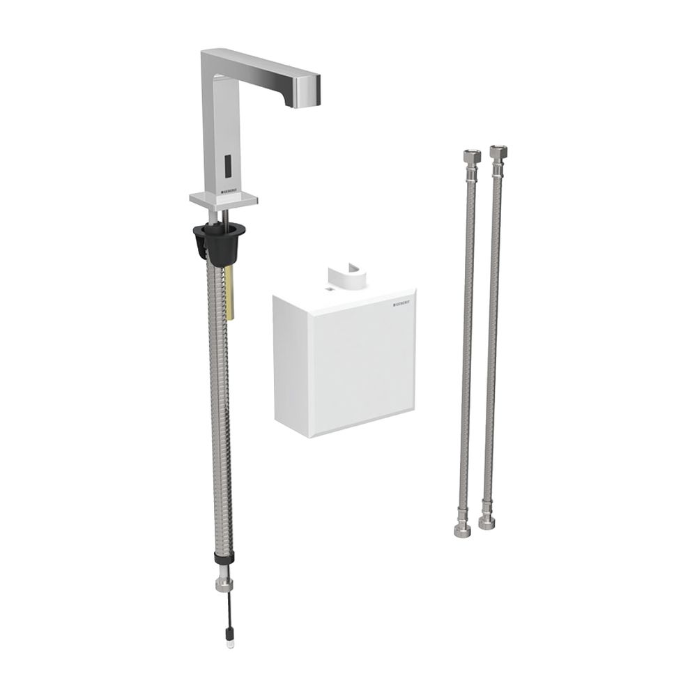 Geberit Brenta Waschtischarmatur Standmontage Batteriebetrieb, Aufputz-Funktionsbox ... GEBERIT-116178211 4025410777638 (Abb. 2)