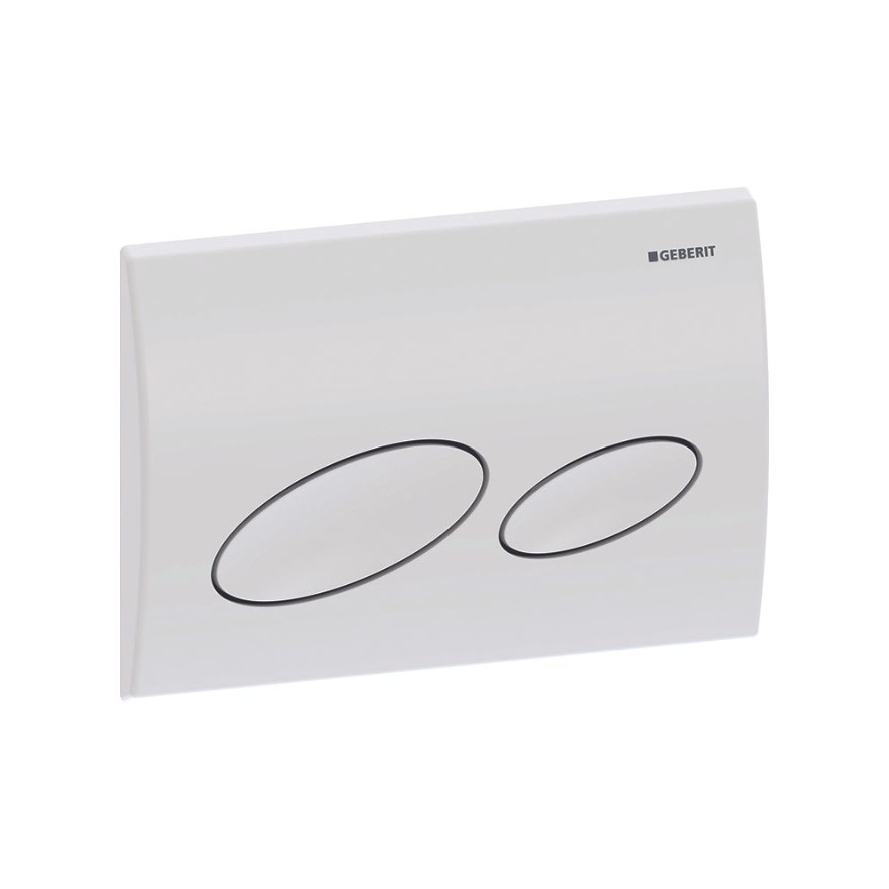 Geberit Betätigungsplatte Kappa20, 2-Mengen-Spülung, Kunststoff, Weiß, 115228111... GEBERIT-115228111 4025416838685 (Abb. 4)