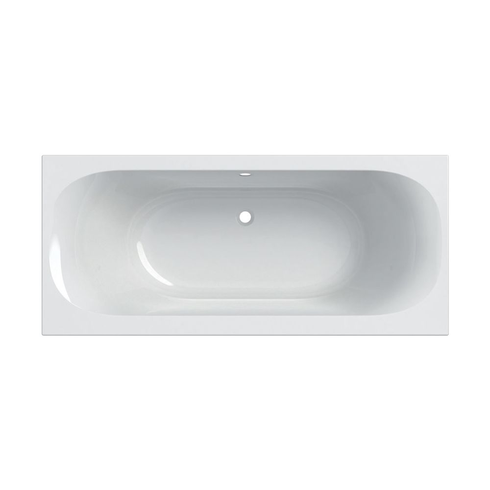 Geberit Soana Rechteckbadewanne schmaler Rand, Duo 180x80cm, Gesamtvolumen 212l... GEBERIT-554007011 4022009355208 (Abb. 2)