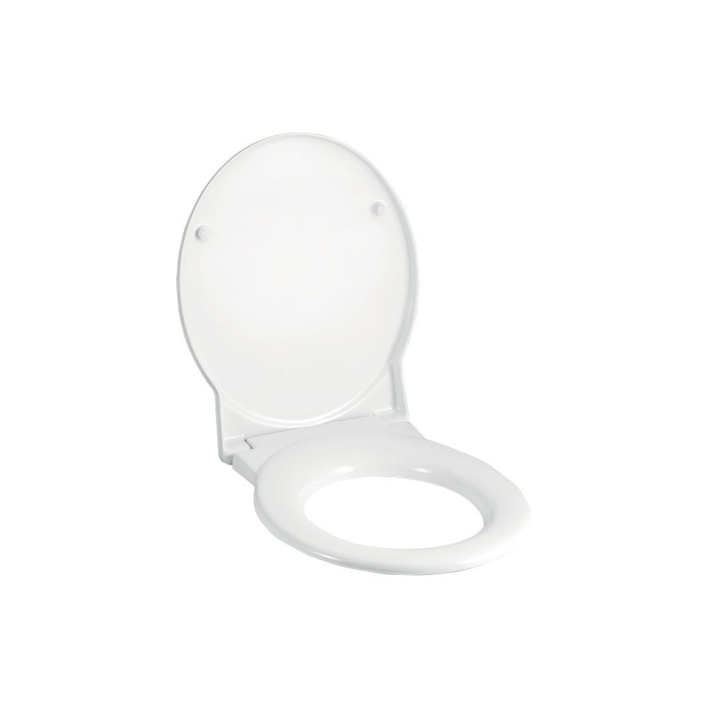 Geberit Joly WC-Sitz mit Absenkautomatik, Befestigung von oben, Weiß/glänzend... GEBERIT-571005000 4022009286540 (Abb. 1)