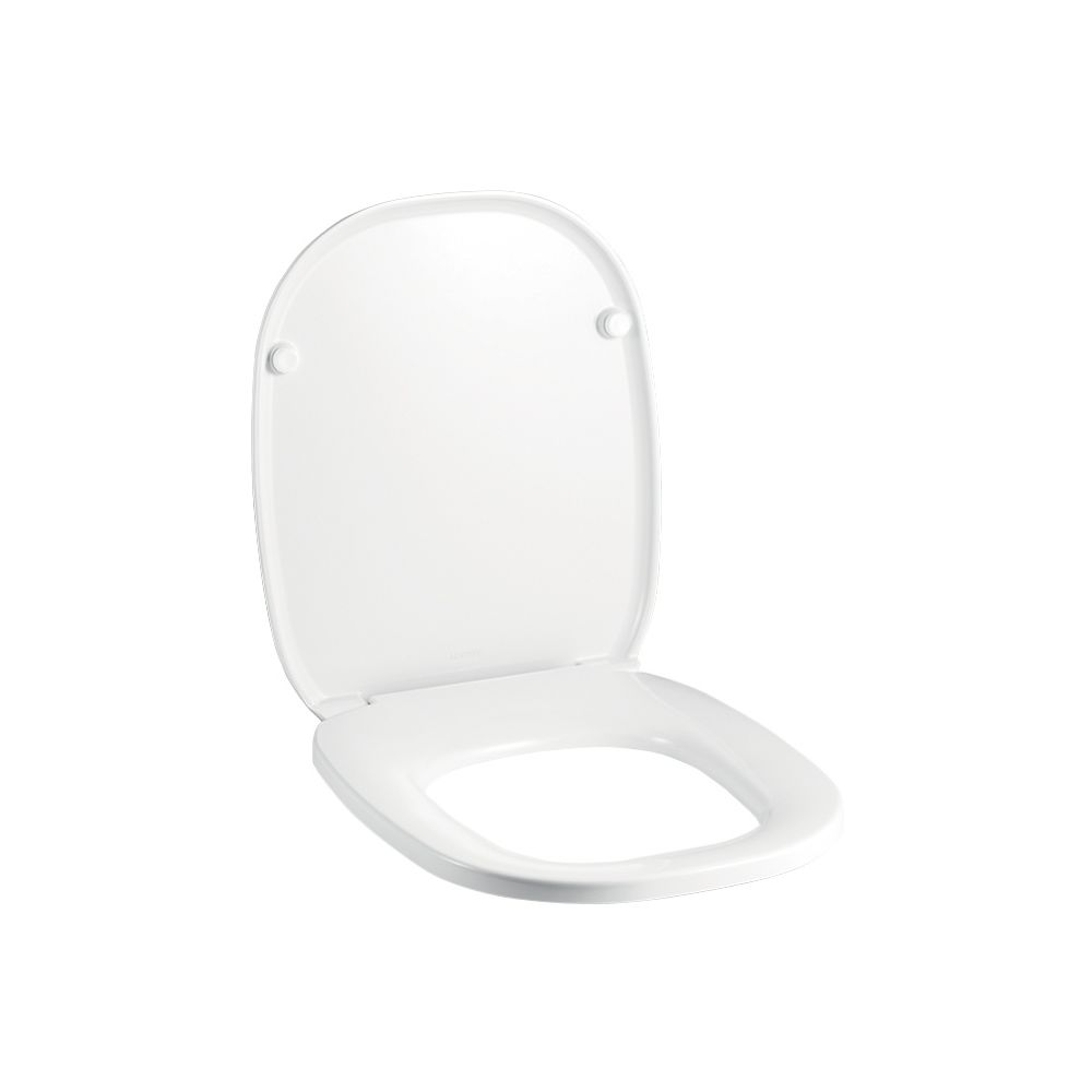 Geberit 500 WC-Sitz ohne Absenkautomatik, Befestigung von oben, Weiß/glänzend... GEBERIT-572100000 4022009219791 (Abb. 1)