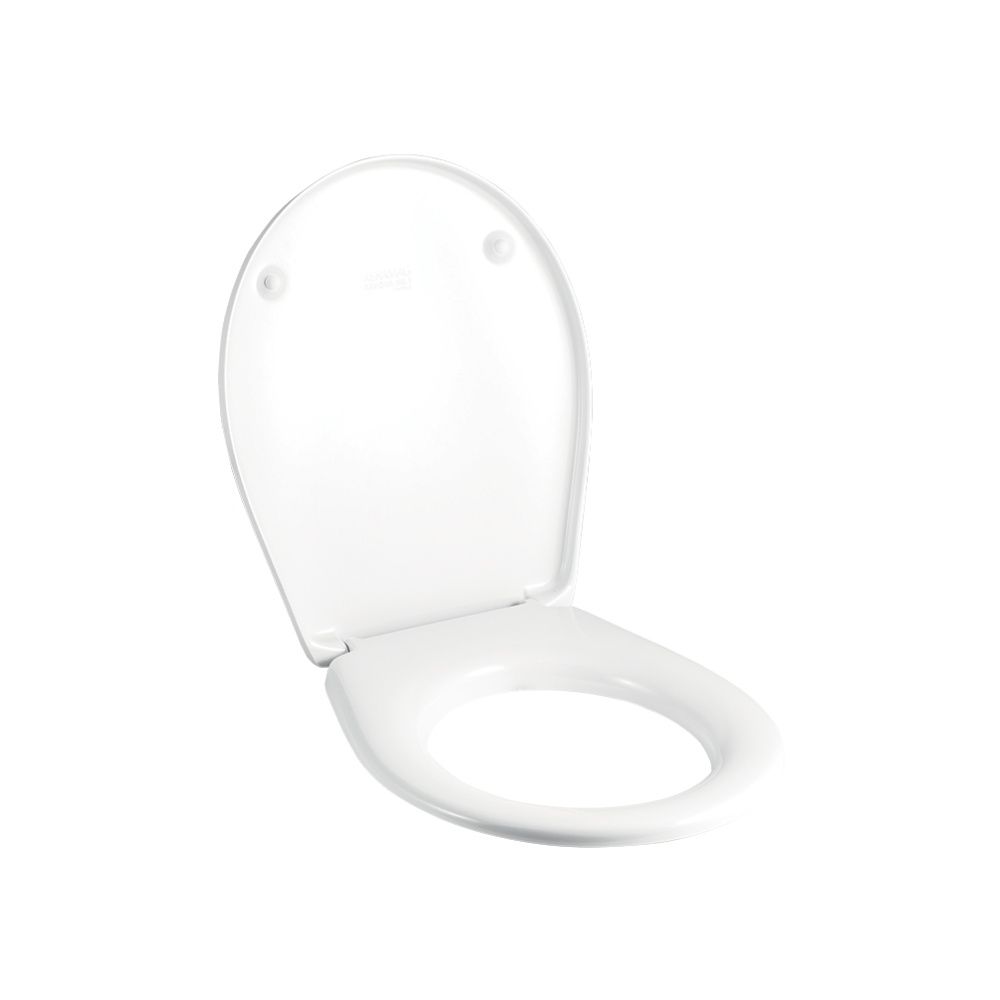 Geberit Renova Compact WC-Sitz oval, Befestigung von oben, Befestigungsabstand 15,5c... GEBERIT-571044000 4022009213645 (Abb. 1)