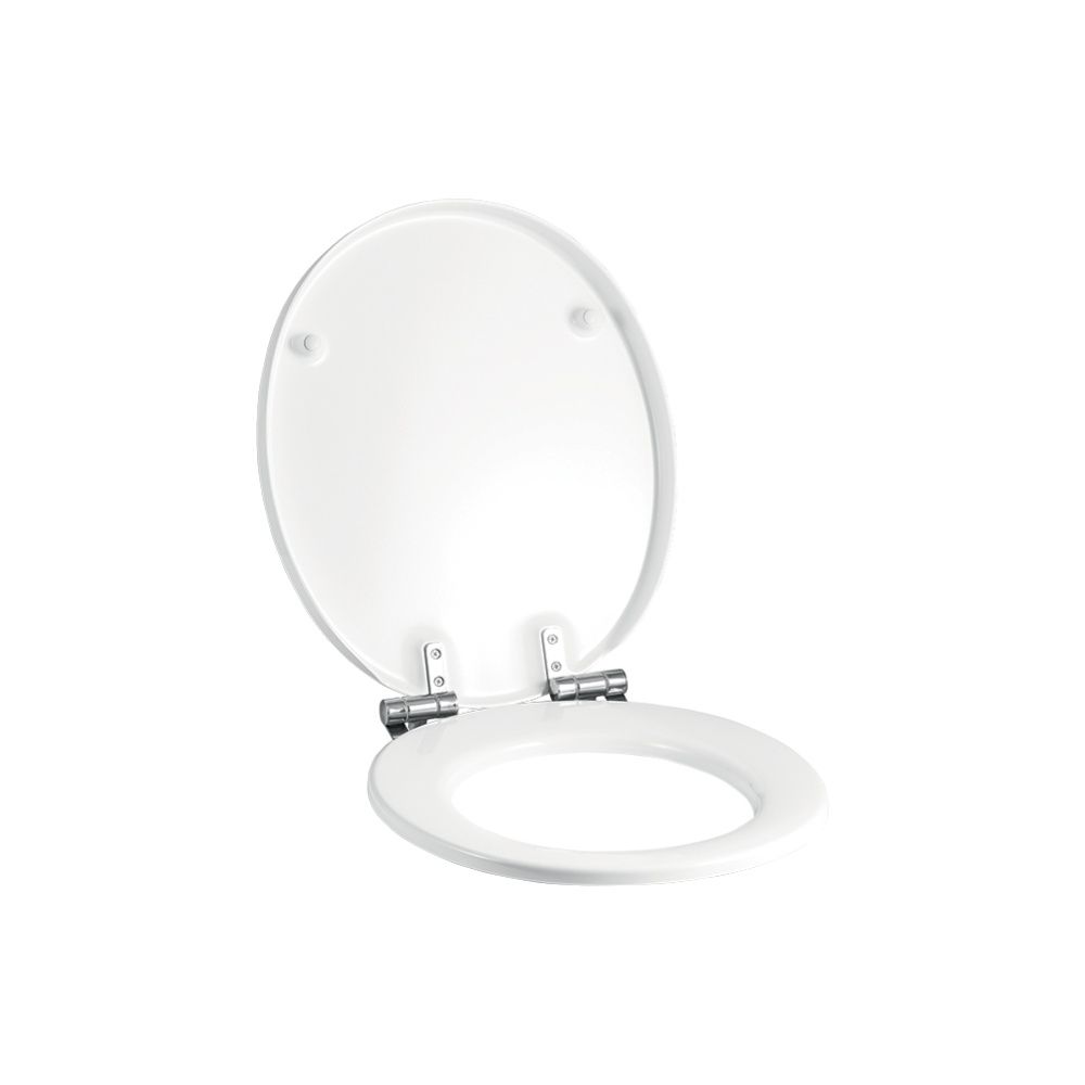 Geberit Cassini WC-Sitz mit Absenkautomatik, Befestigung von oben, Weiß/glänzend... GEBERIT-575210000 4022009275957 (Abb. 1)