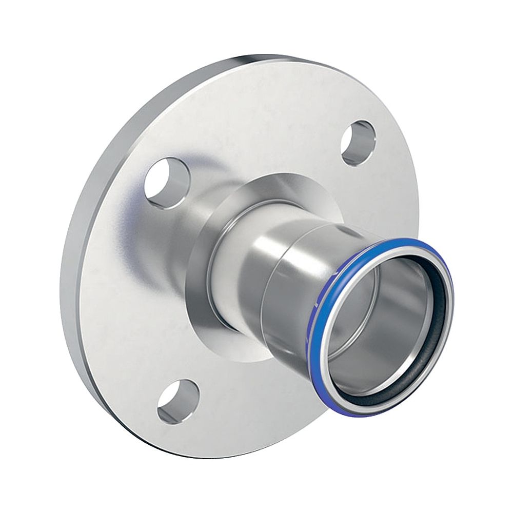 Geberit Mapress Edelstahl Flansch PN 10/16, mit Pressmuffe LABS-frei, d 108mm, DN 100... GEBERIT-83721 4024723837213 (Abb. 1)
