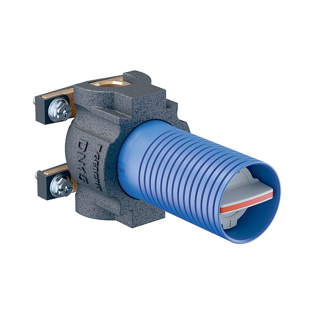 Geberit UP-Kugelhahn mit Befestigung, Rp 3/4″, PN 10 bar, Rotguss bleifrei... GEBERIT-616043001 4025416594567 (Abb. 1)