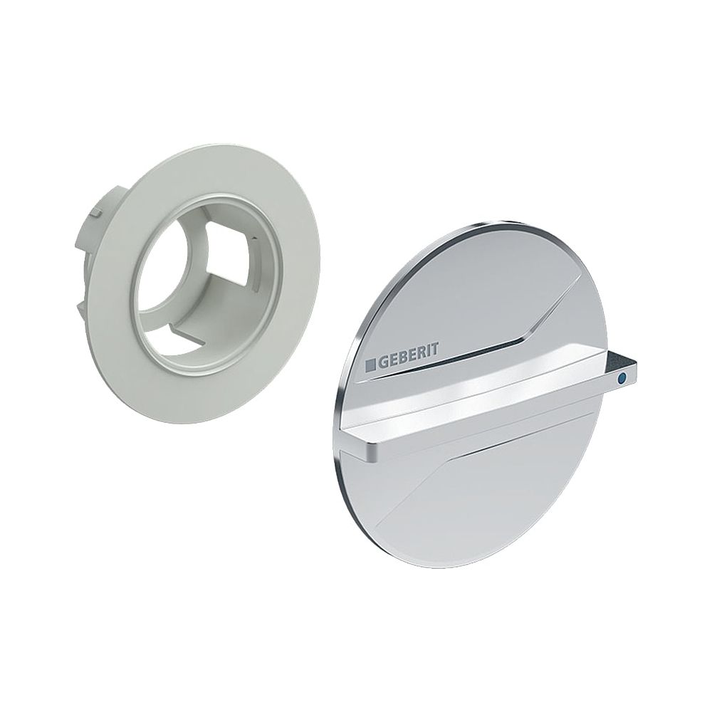 Geberit Set Betätigungsgriff für Unterputz-Kugelhahn DN 15/20, Hochglanz verchromt... GEBERIT-610089211 4025416554110 (Abb. 1)