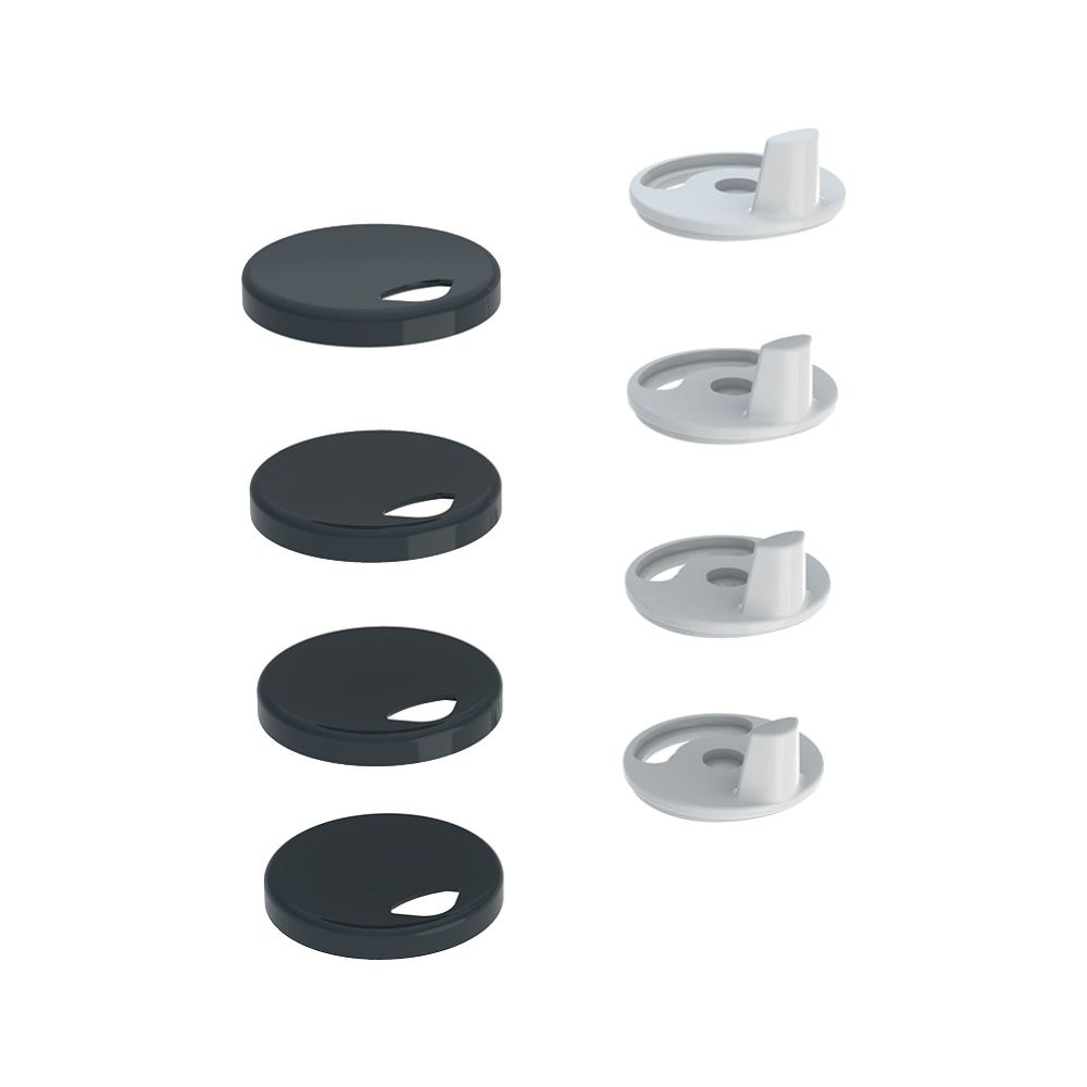 Geberit Set Puffer für Dusch-WC-Sitzring fixiert, für Geberit AquaClean Mera Classic... GEBERIT-244108001 4025416222668 (Abb. 1)