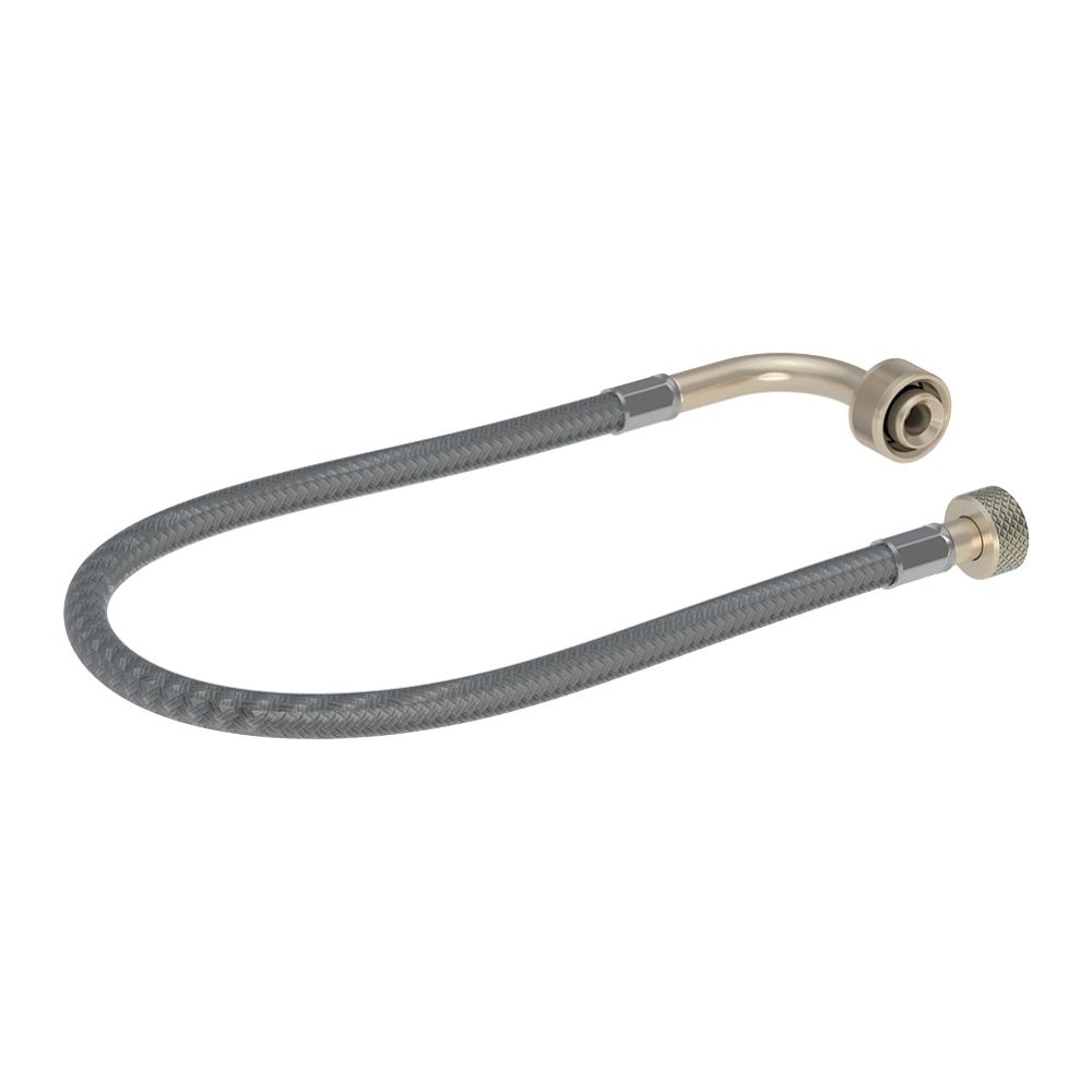Geberit Panzerschlauch 3,8"-1,2", mit Bogen 90 Grad, für Geberit AquaClean Tuma WC-A... GEBERIT-243498001 4025416664130 (Abb. 1)
