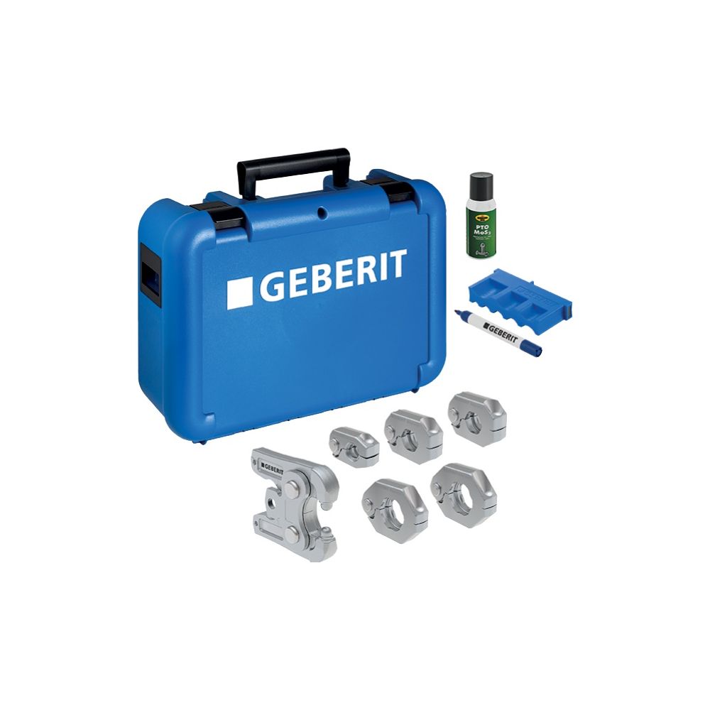 Geberit Mapress Pressringe schwenkbar in Koffer, D 15/18/22/28/35mm, Kompatibilität ... GEBERIT-691200001 4064746055881 (Abb. 2)