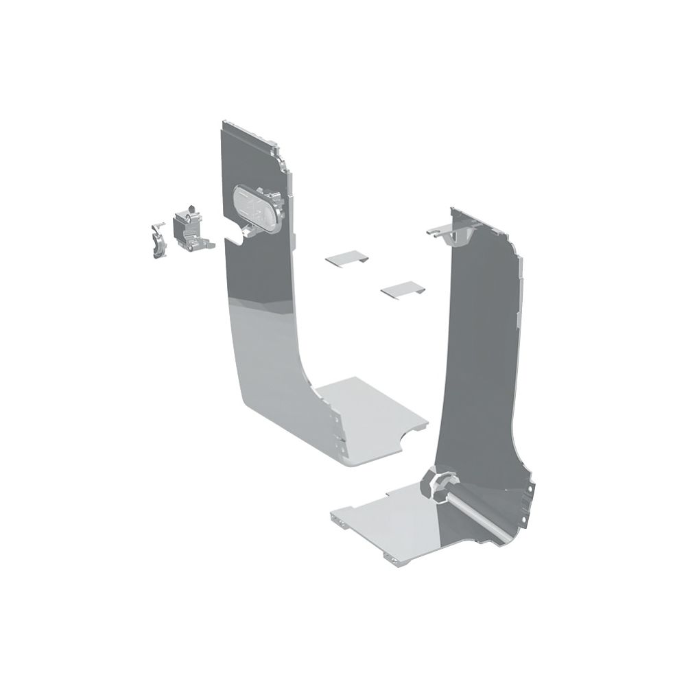 Geberit Set Designabdeckung seitlich für Wasseranschluss extern für Geberit AquaClea... GEBERIT-243251211 4025416440307 (Abb. 1)