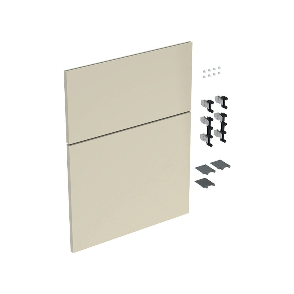 Geberit iCon Set Schubladenfronten für niedrigen Seitenschrank, 2 Schubladen, Breite... GEBERIT-245286001 4025410582423 (Abb. 1)