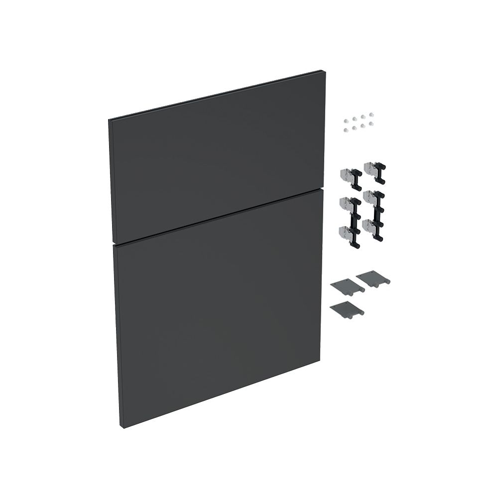 Geberit iCon Set Schubladenfronten für niedrigen Seitenschrank, 2 Schubladen, Breite... GEBERIT-245285001 4025410582416 (Abb. 1)