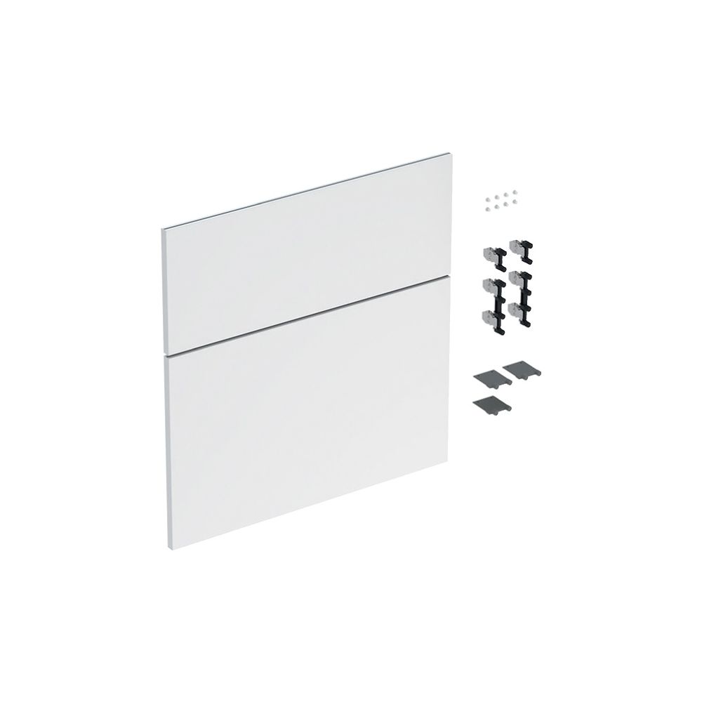 Geberit iCon Set Schubladenfronten für Unterschrank für Waschtisch, 2 Schubladen, WT... GEBERIT-245242001 4025410581983 (Abb. 1)
