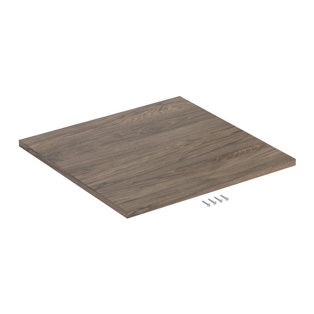 Geberit iCon Abdeckplatte für Seitenschrank Nussbaum hickory/Melamin Holzstruktur... GEBERIT-245299001 4025410582553 (Abb. 1)