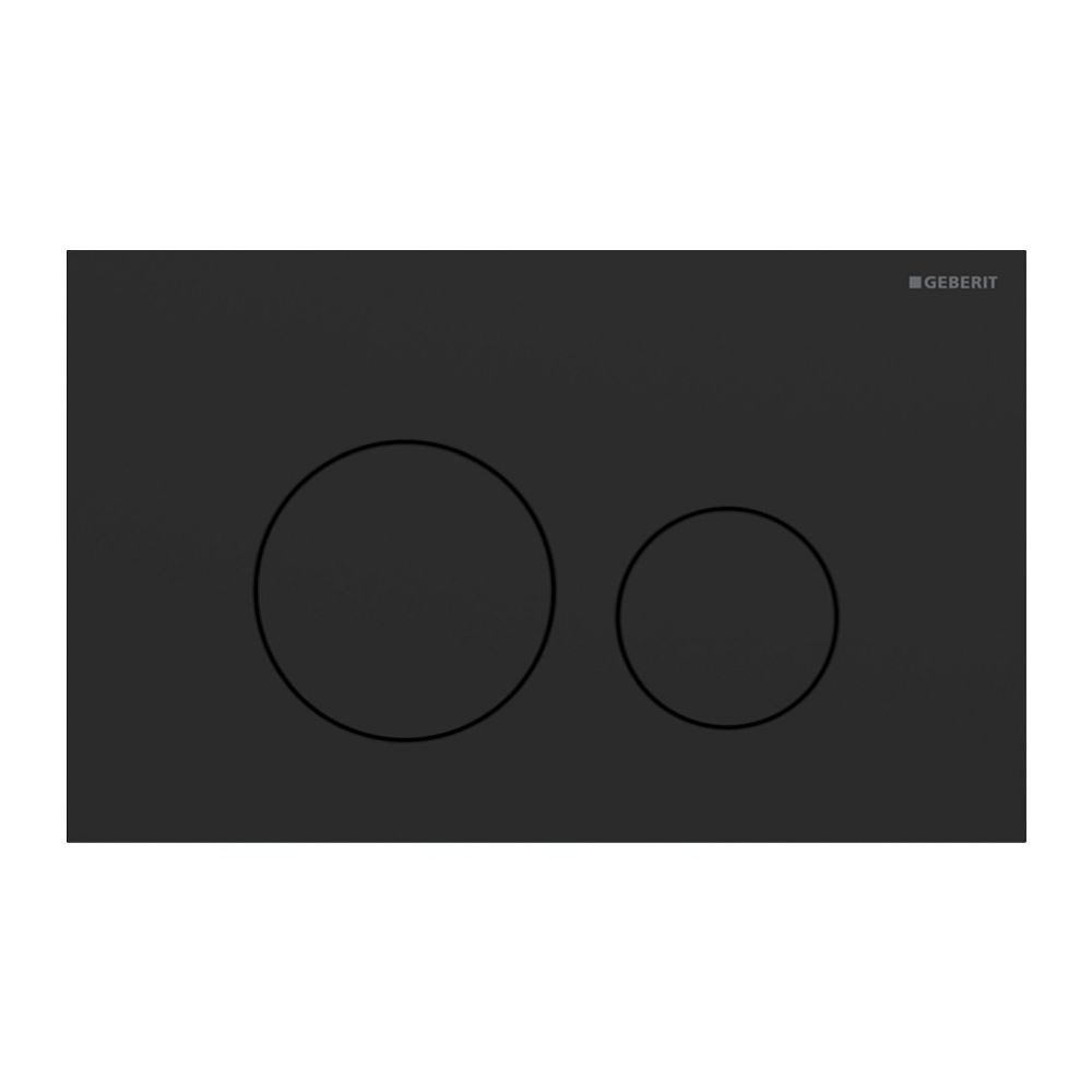 Geberit Sigma40 Betätigungsplatte, rund, 2-Mengen-Spülung Platte, Taste Schwarz matt... GEBERIT-115628141 4064746006722 (Abb. 3)