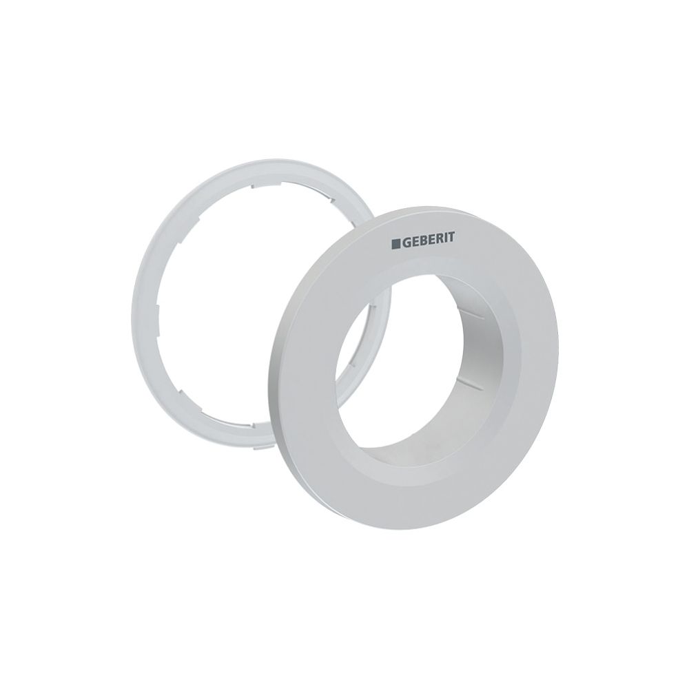 Geberit Typ 01 Rosette für Fernbetätigung Round, UP-Drücker, Mattchrom, easy-to-clea... GEBERIT-242961JQ1 4025410741196 (Abb. 1)