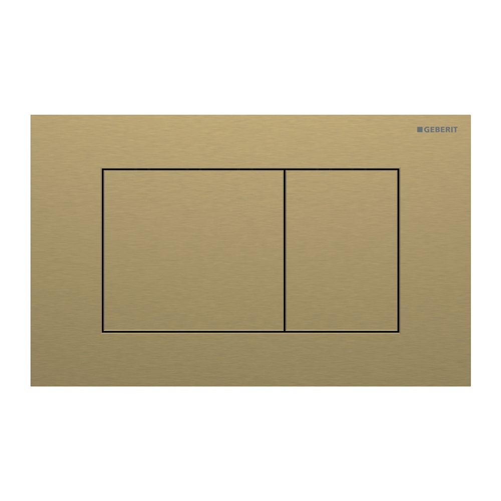 Geberit Sigma40 Betätigungsplatte, eckig, 2-Mengen-Spülung Platte, Taste Messing geb... GEBERIT-115629QF1 4064746006982 (Abb. 3)