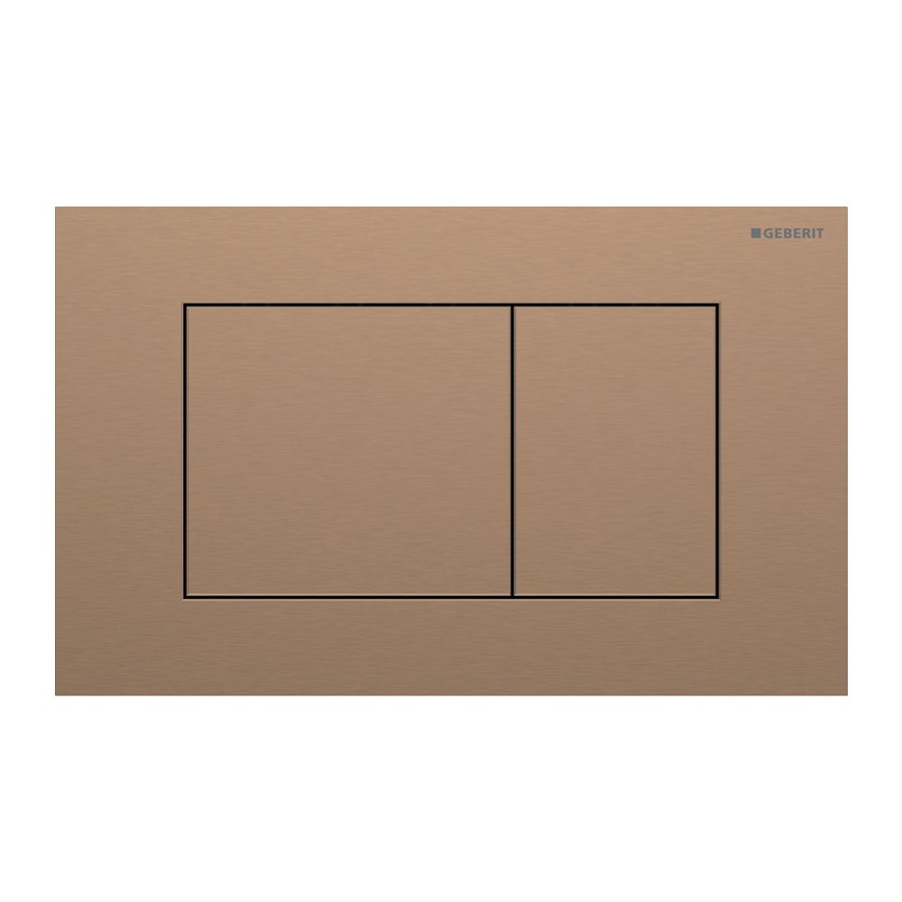 Geberit Sigma40 Betätigungsplatte, eckig, 2-Mengen-Spülung Platte, Taste Rotgold geb... GEBERIT-115629QB1 4064746006944 (Abb. 3)
