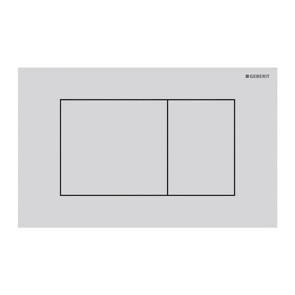 Geberit Sigma40 Betätigungsplatte, eckig, 2-Mengen-Spülung Platte, Taste Weiß matt, ... GEBERIT-115629JT1 4064746006906 (Abb. 3)