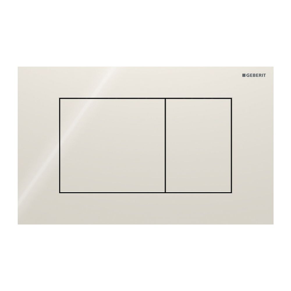 Geberit Sigma40 Betätigungsplatte, eckig, 2-Mengen-Spülung Platte, Taste Sandgrau, G... GEBERIT-115629JL1 4064746007064 (Abb. 3)
