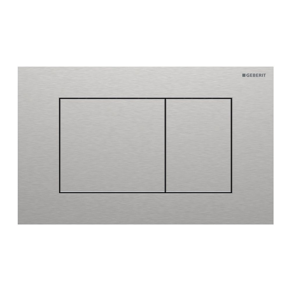 Geberit Sigma40 Betätigungsplatte, eckig, 2-Mengen-Spülung Platte, Taste gebürstet, ... GEBERIT-115629FW1 4064746006883 (Abb. 3)