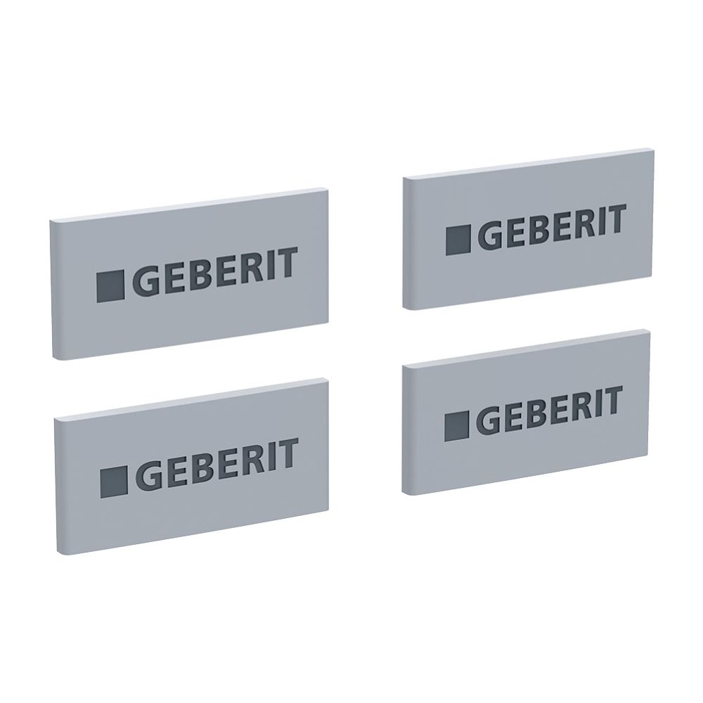 Geberit Set Deckkappen für Scharniere, Geberit ONE Spiegelschrank, ab Baujahr 2021... GEBERIT-244911001 4025410934857 (Abb. 1)