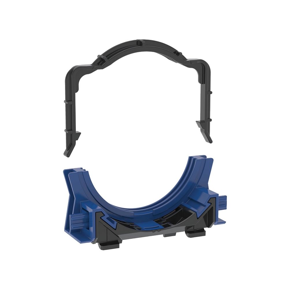 Geberit Rohrschelle für Anschlussbogen für WC, 49/77mm, 90mm, Kunststoff, 242012002... GEBERIT-242012002 4064746032004 (Abb. 2)