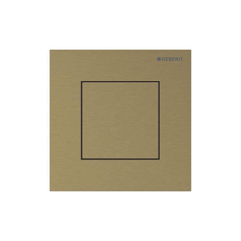 Geberit Betätigungsplatte Typ 40 für Urinalsteuerung, eckig, 125x125x2mm, Messing ge... GEBERIT-246119QF1 4064746043819 (Abb. 2)