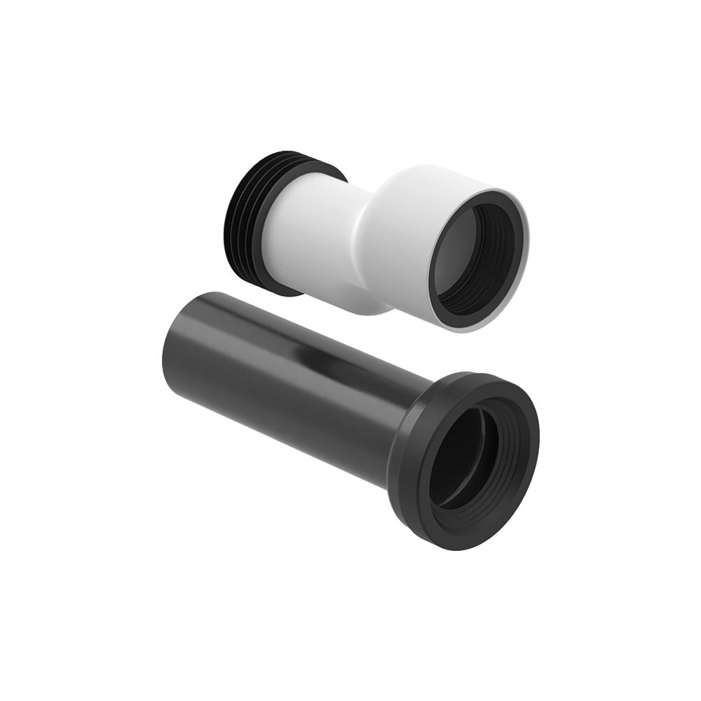 Geberit Anschlussset für Stand-WC TurboFlush, Abgang horizontal, 90mm, Kunststoff, 1... GEBERIT-152062001 4064746039270 (Abb. 2)