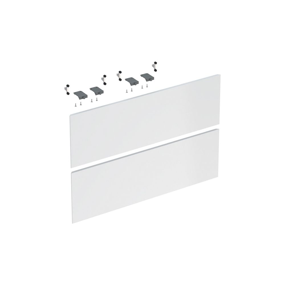 Set Schubladenfronten für ONE Unterschrank für Waschtisch, verkürzte Ausladung B 75c... GEBERIT-244563011 4025410768940 (Abb. 1)