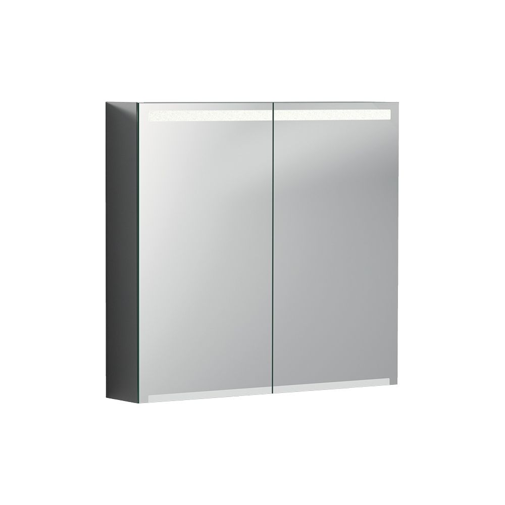 Geberit Option Spiegelschrank mit Beleuchtung, zwei Türen 75x70x15cm Korpus außen ve... GEBERIT-500205001 4025416359777 (Abb. 2)