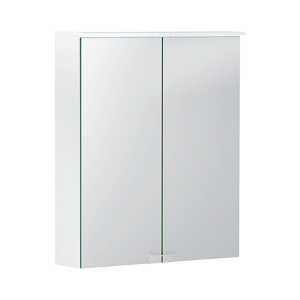 Geberit Option Basic Spiegelschrank, Beleuchtung, 2 Türen, 56x67,7x18cm, CEE 7/4,7/3... GEBERIT-500258001 4025416355489 (Abb. 1)