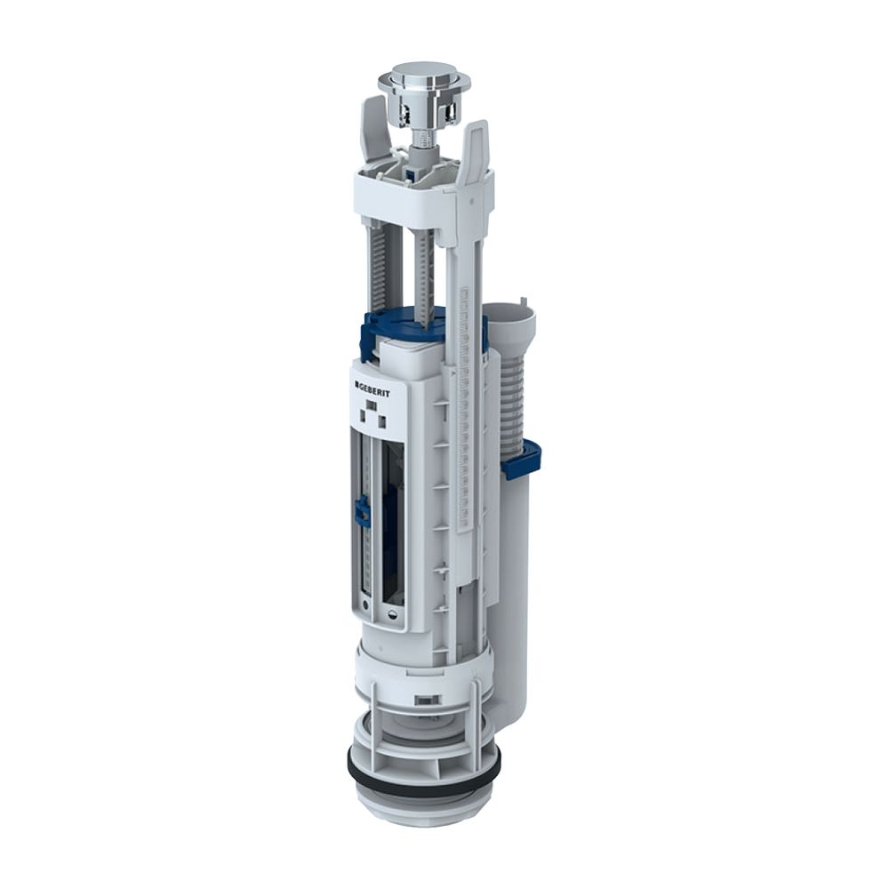 Geberit Typ 290 Spülventil 1-Mengen-Spülung, Hochglanz verchromt... GEBERIT-282050212 4025416482581 (Abb. 2)