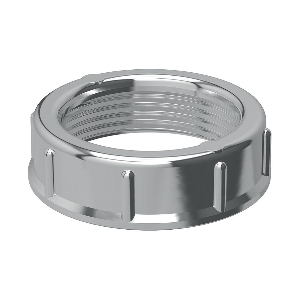 Geberit Überwurfmutter Rohrgewinde 1 1/2", Hochglanz verchromt... GEBERIT-363766211 4025416025320 (Abb. 1)