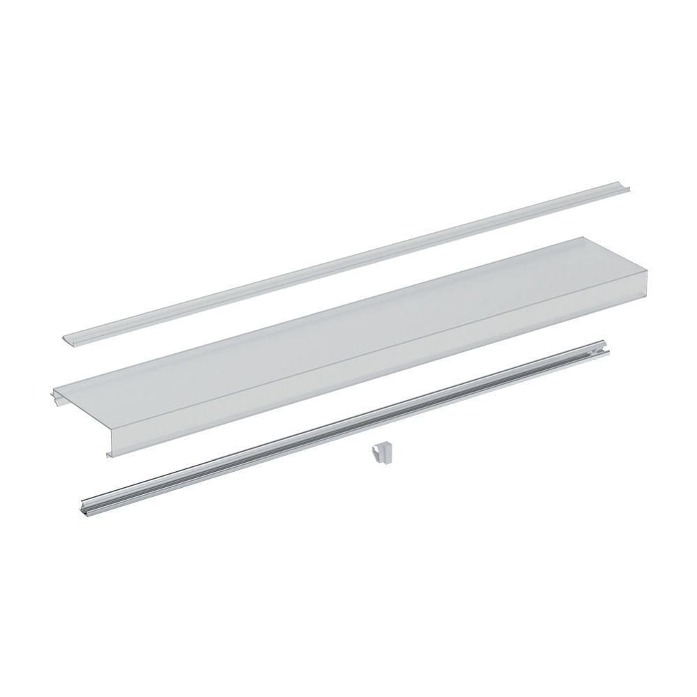 Geberit Set Lichtblenden für Waschtisch-, Nischenbeleuchtung, für Geberit ONE Spiege... GEBERIT-244998001 4025410561893 (Abb. 1)