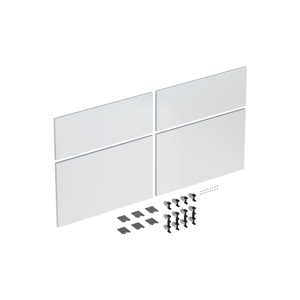 Geberit iCon Set Schubladenfronten für Unterschrank für Doppelwaschtisch, 4 Schublad... GEBERIT-245276001 4025410582324 (Abb. 1)
