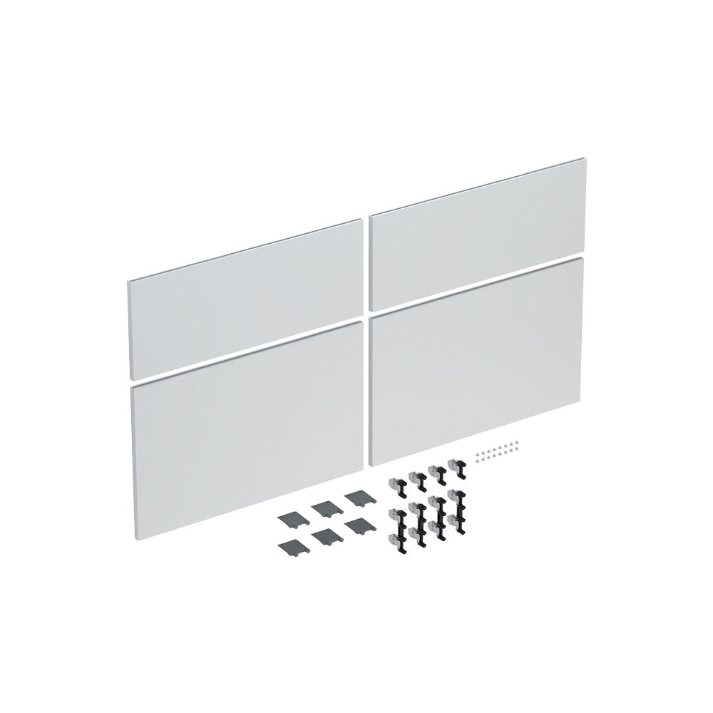 Geberit iCon Set Schubladenfronten für Unterschrank für Doppelwaschtisch, 4 Schublad... GEBERIT-245277001 4025410582331 (Abb. 1)