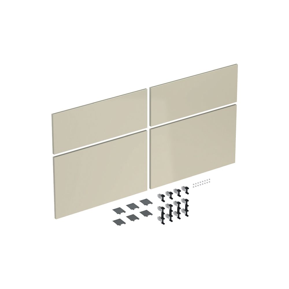 Geberit iCon Set Schubladenfronten für Unterschrank für Doppelwaschtisch, 4 Schublad... GEBERIT-245279001 4025410582355 (Abb. 1)
