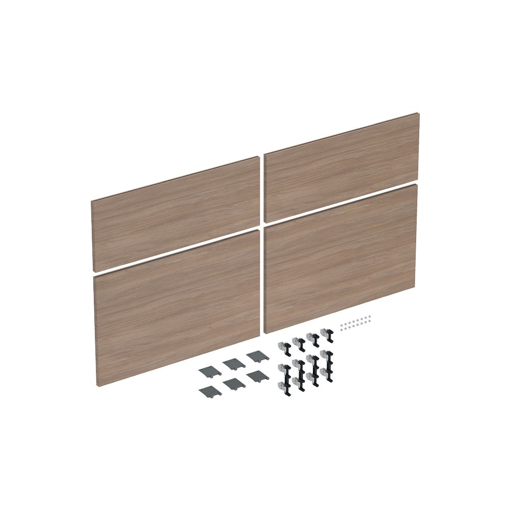 Geberit iCon Set Schubladenfronten für Unterschrank für Doppelwaschtisch, 4 Schublad... GEBERIT-245281001 4025410582379 (Abb. 1)