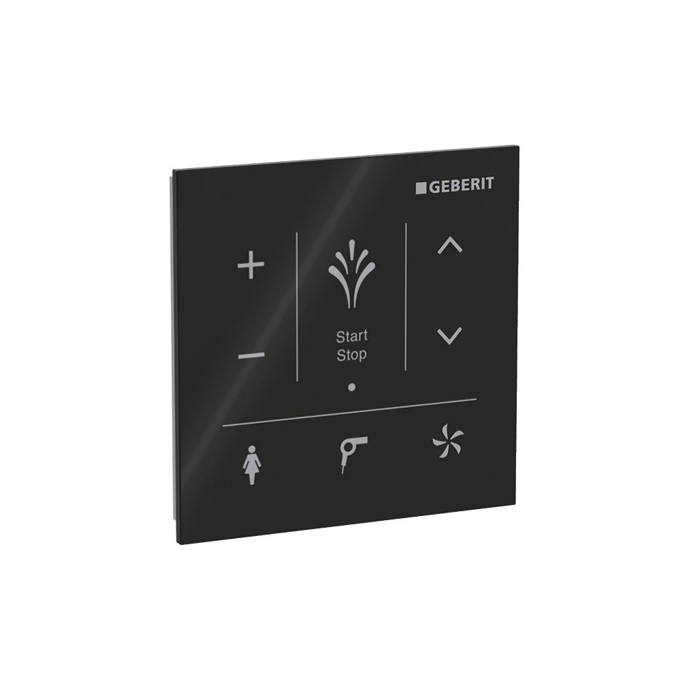 Geberit Wandbedienpanel für Geberit AquaClean, Schwarz/Glas... GEBERIT-147038SJ1 4025416817048 (Abb. 2)