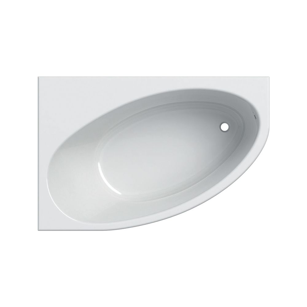Geberit Renova asymmetrische Badewanne Länge 100cm, Breite 100cm, Abgang rechts... GEBERIT-657350000 4022009282139 (Abb. 2)