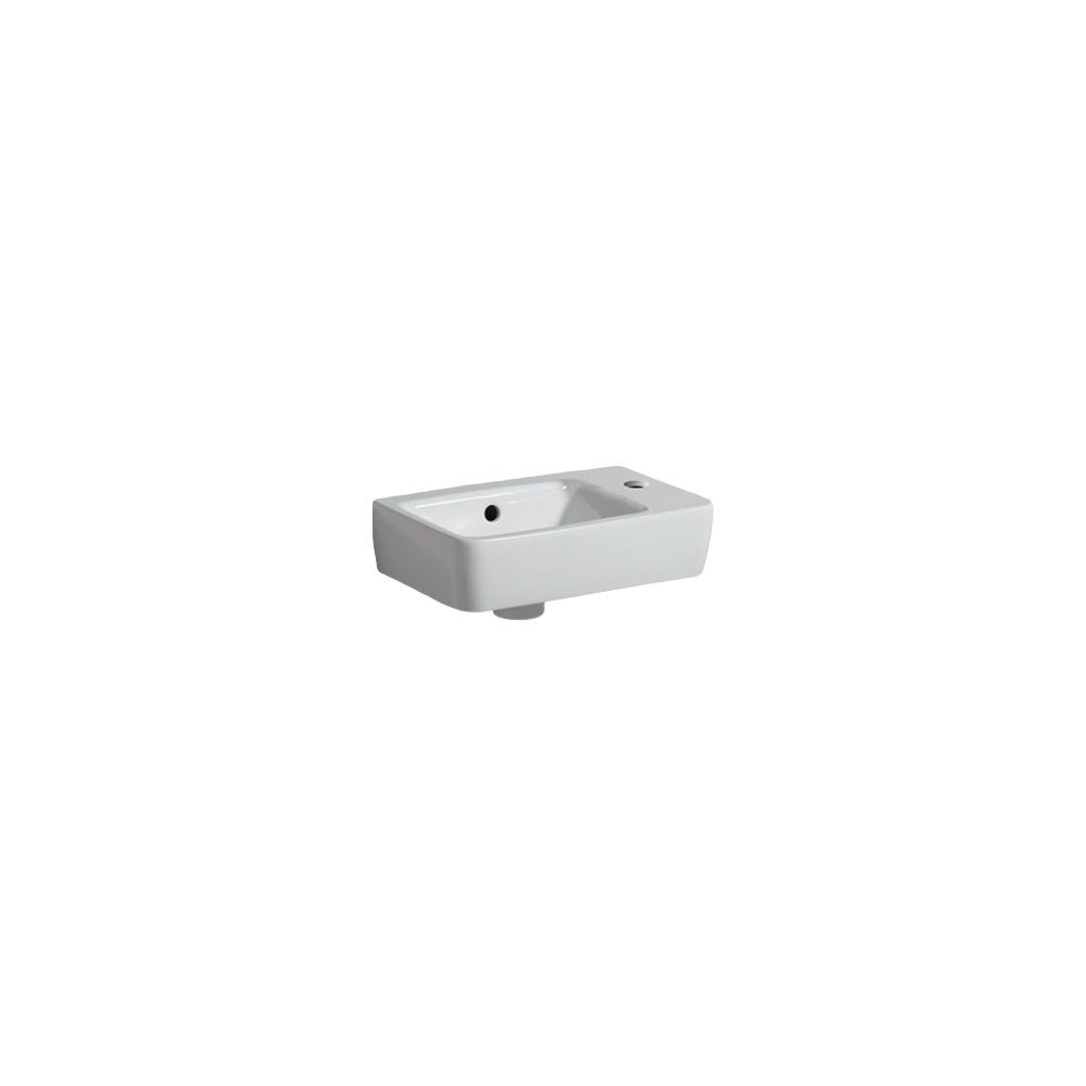 Geberit Renova Compact Handwaschbecken Ablagefläche ohne verk. Ausladung 40x15x25cm ... GEBERIT-276140000 4022009327342 (Abb. 2)