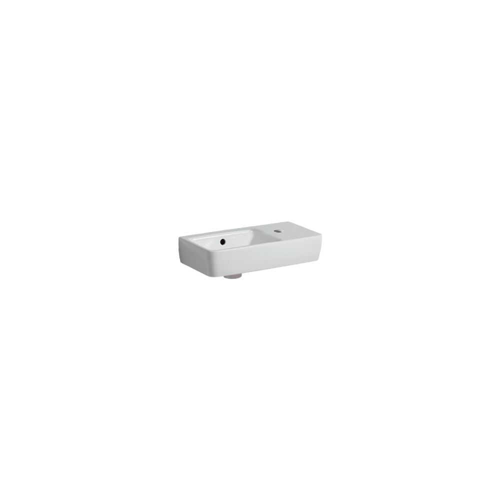 Geberit Renova Compact Handwaschbecken Ablagefl. o. verk. Ausladung 50x15x25cm Hahnl... GEBERIT-276250600 4022009329254 (Abb. 2)