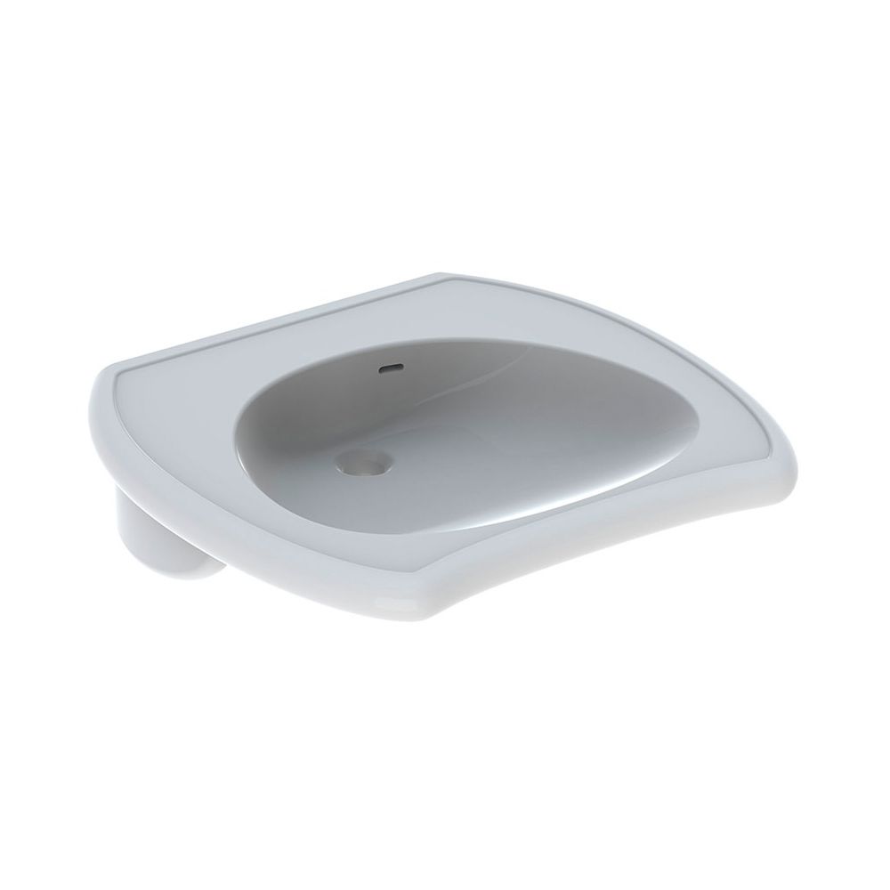 Geberit Vitalis Waschtisch barrierefrei, Breite 65cm, Tiefe 60cm, ohne Hahnloch, Übe... GEBERIT-121765000 4022009171143 (Abb. 2)