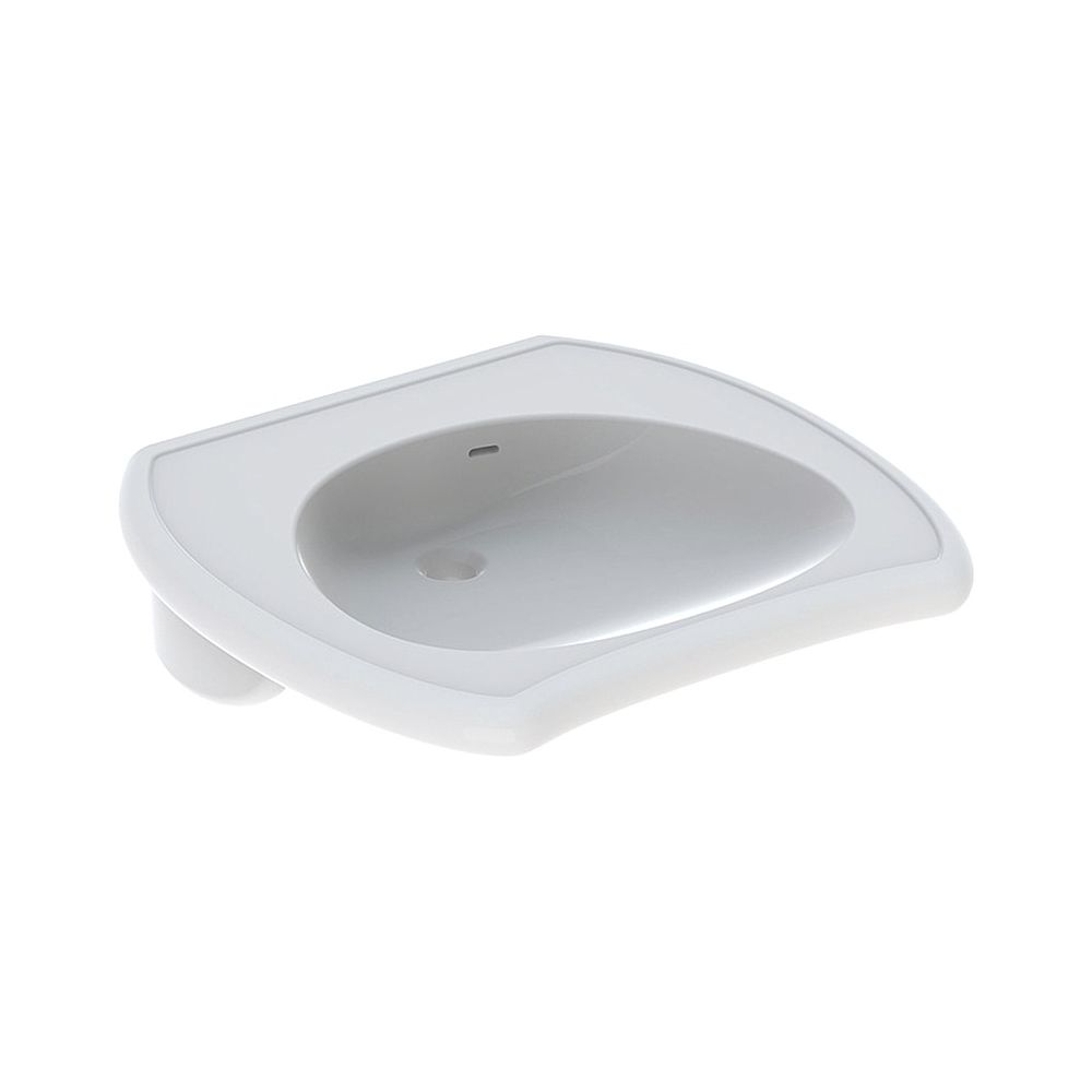 Geberit Vitalis Waschtisch barrierefrei, Breite 65cm, Tiefe 60cm, ohne Hahnloch, Übe... GEBERIT-121765000 4022009171143 (Abb. 1)