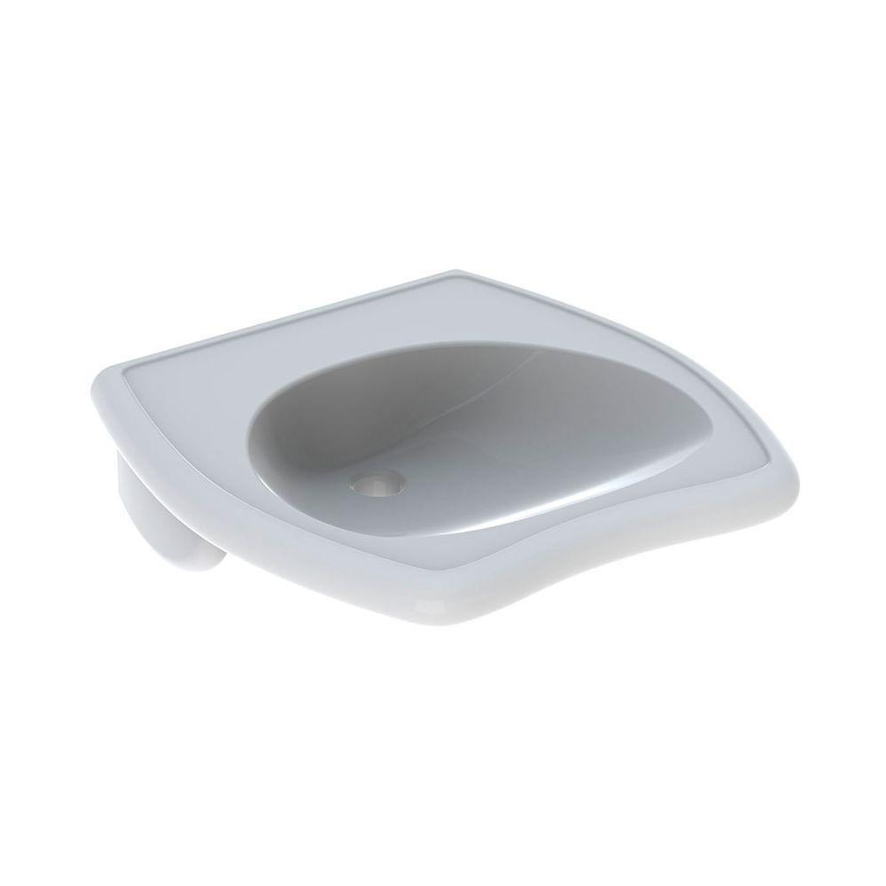 Geberit Vitalis Waschtisch barrierefrei, Breite 55cm, Tiefe 55cm, ohne Hahnloch, ohn... GEBERIT-221555000 4022009025545 (Abb. 2)