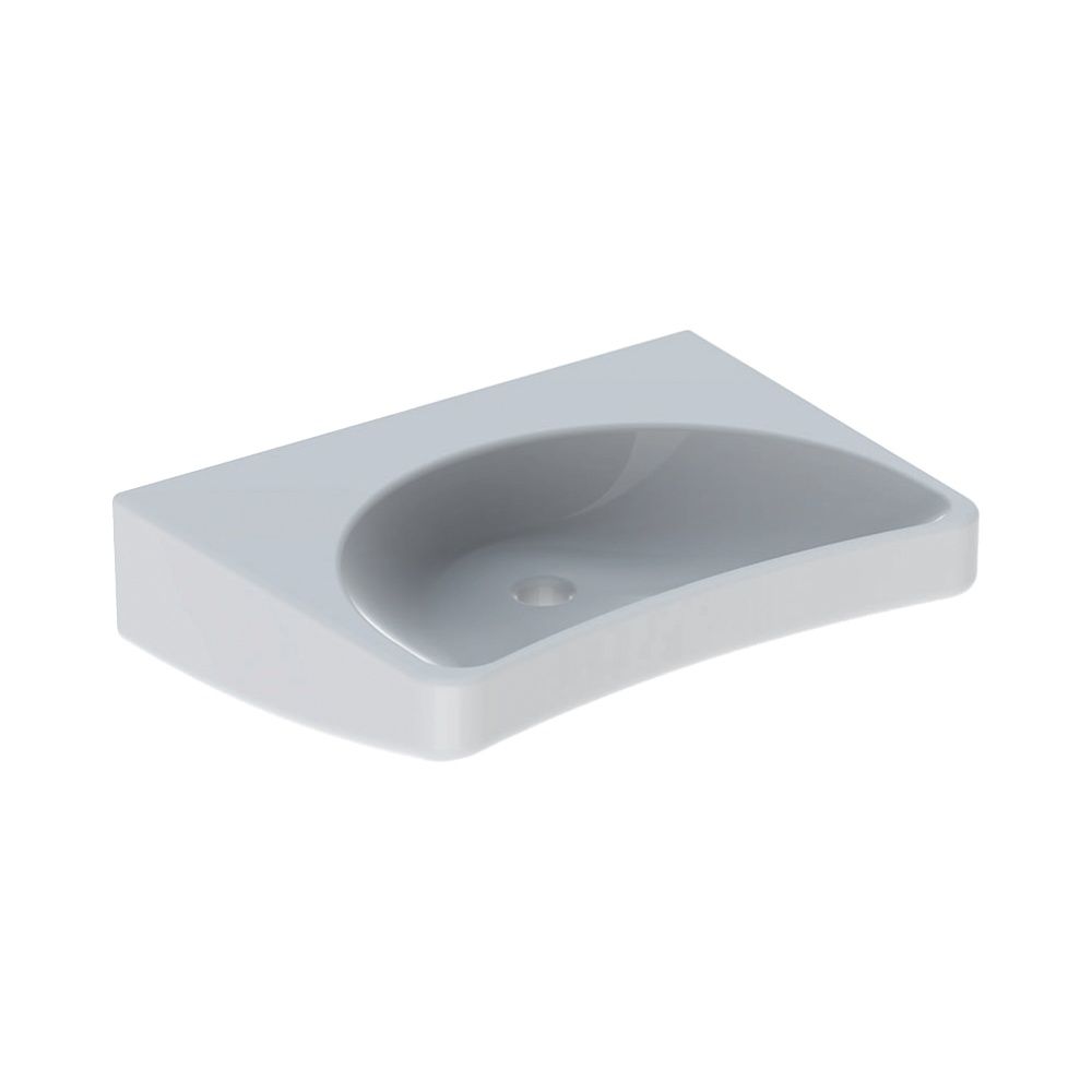 Geberit Paracelsus Waschtisch, Breite 64cm, Tiefe 49cm, ohne Hahnloch, ohne Überlauf... GEBERIT-251060600 4022009221749 (Abb. 2)
